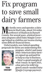 National Farmers - Tom Crosby - Small Farmer Program Fix